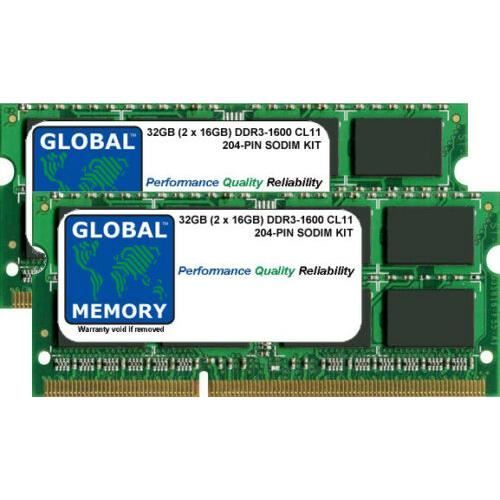 Lot De Barrettes RAM DDR3 Hynix Pour PC Portable - 1600MHz - 4Go, 8Go, 16Go, 32Go