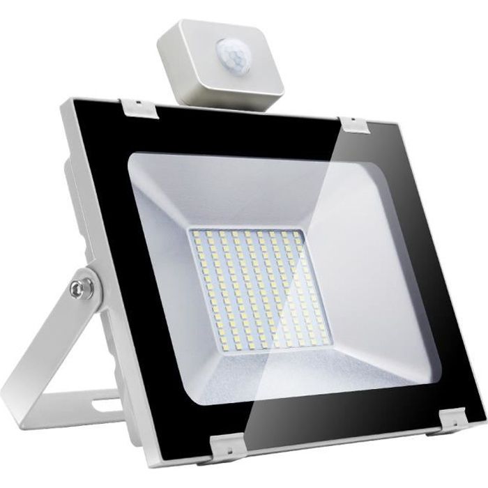 Projecteur Led Exterieur 100w Avec Detecteur De Mouvement 8000 Lm