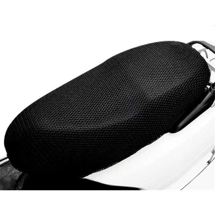 Housse Siège Moto ATV Rembourrée Maille 3D Taille L - Coussin Refroidissement Air