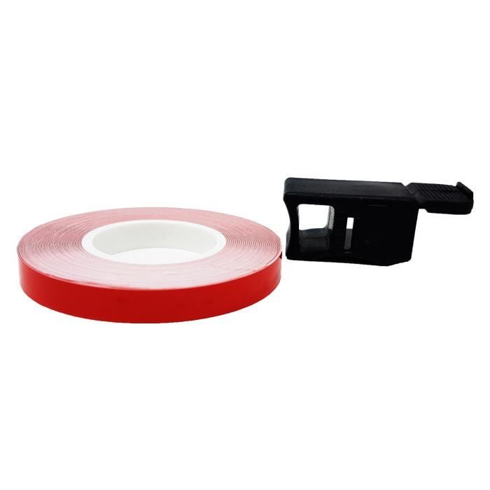 Bandes Wheel Trim Racing Pour Les Jantes Des Voitures Rouge 5 Mm
