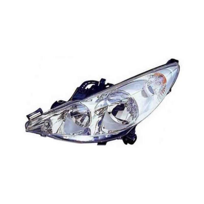 Phare avant droit 2 Lampes PEUGEOT 207 de 2006 a 2009 pas cher 11544202