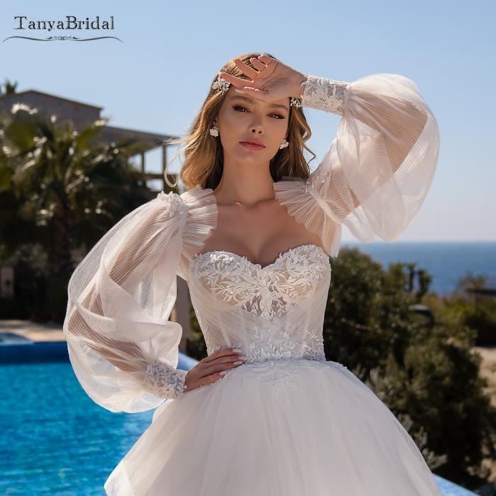 Robe de mariée avec gants cheap