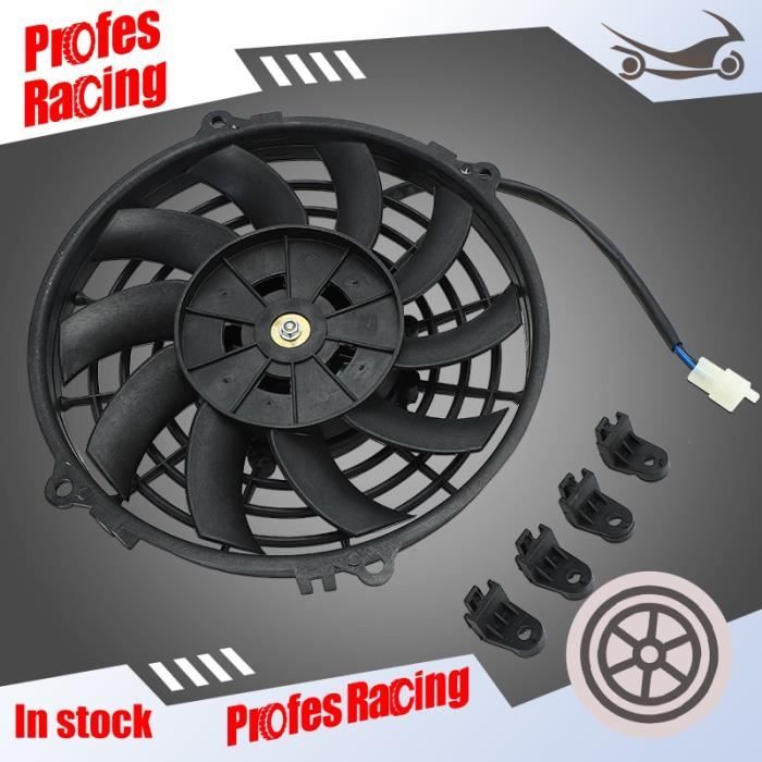 Ventilateur de radiateur à lame noire droite | Kit... - Grandado