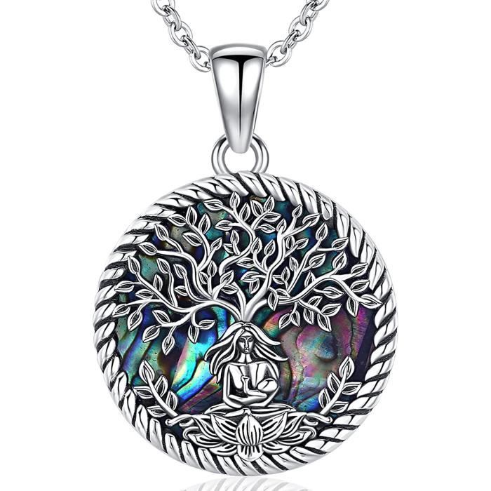 Amulette de l'arbre de vie en argent 3.2cm