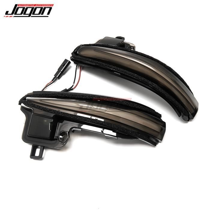 Clignotants Latéraux LED Fumés Dynamiques Pour Jeep Compass, Patriot, Dodge Nitro - Ambre, Plug & Play