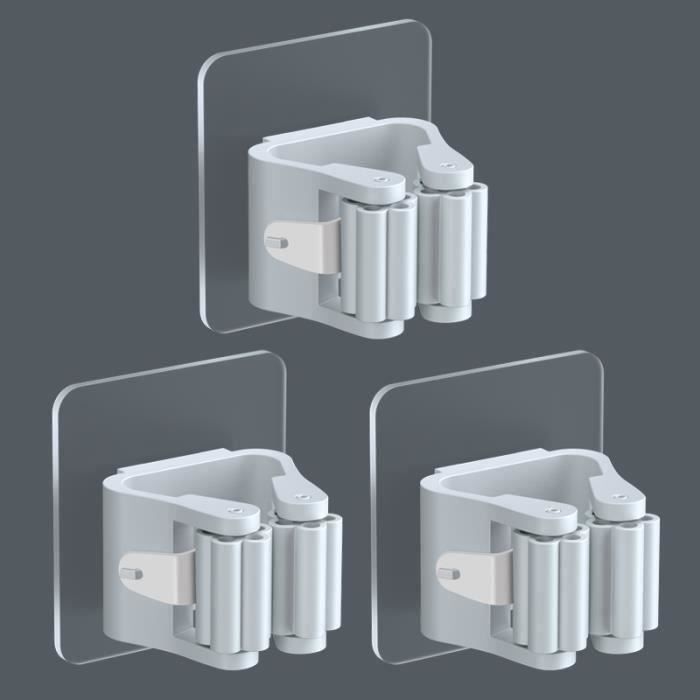 8 Crochets De Vadrouille Autocollants, Clips De Rangement