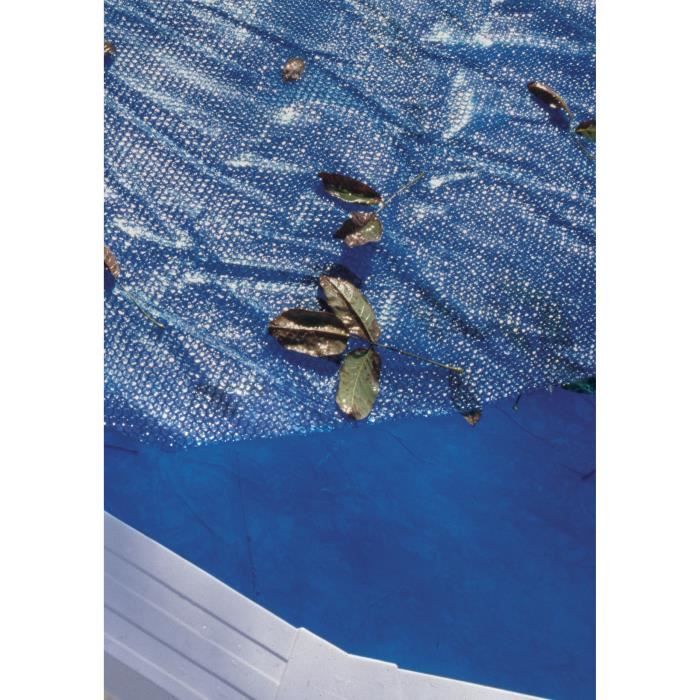 GRE Bâche été à bulles pour piscine autoportante 6 10 x 3 75 Épaisseur 0 18mm