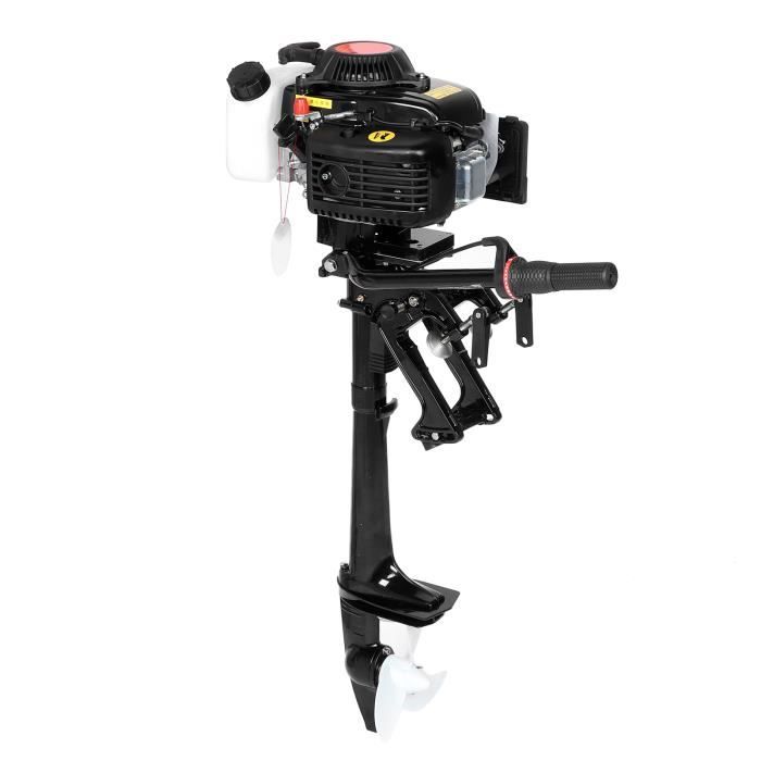 Moteur Hors-bord 6,5 HP 4 Temps – 123 Cc, CDI, Refroidi Par Eau, Tige Courte 40 Cm, Pour Bateaux Jusqu’à 750 Kg