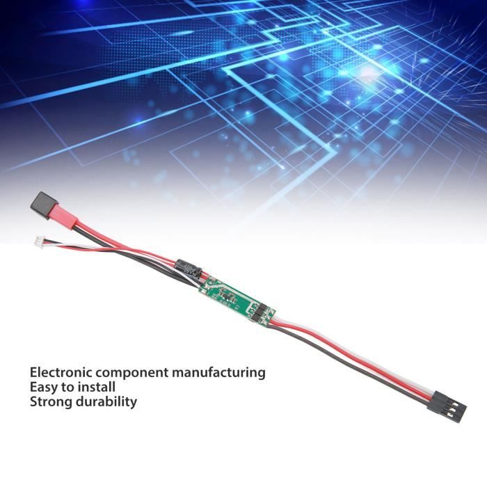 Fafeicy ESC RC Contrôleurs de Vitesse électriques, ESC Bidirectionnel brossé 2 Pièces pour