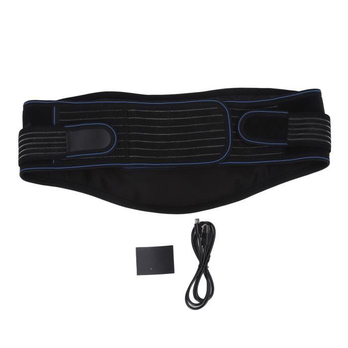 Drfeify Electric Heating Waist Belt, One Key Control Heated Back Brace