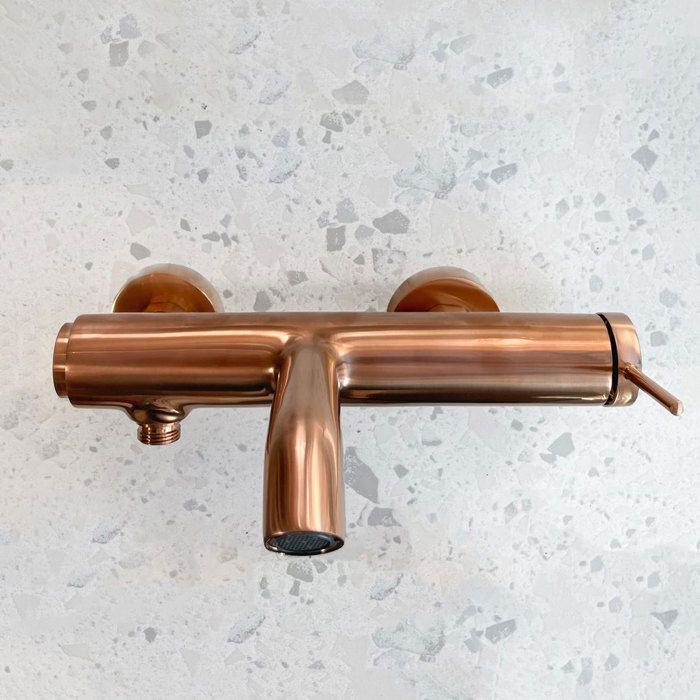 Luisa Mitigeur Bain-douche Mécanique - Or rose brossé - Essebagno