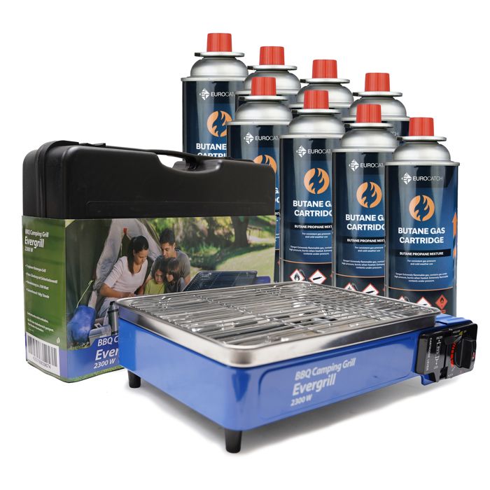 Eurocatch Butaangas Camping Grill Evergrill - Gas Barbecue - Camping