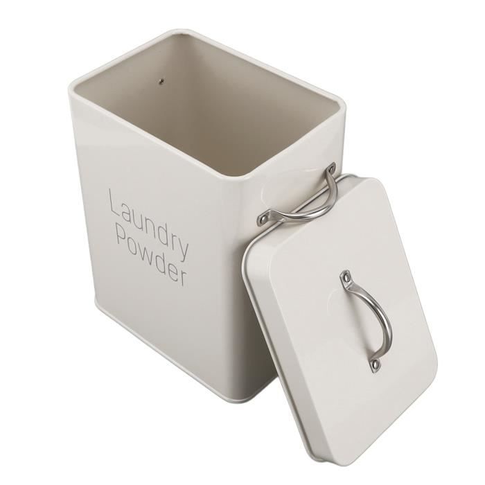 Boîte Rangement Dosettes Lessive ELAYARD | Organisateur Buanderie Compact Avec Couvercle Transparent | Pour Capsules Détergent Produits Lessive