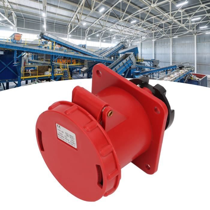 Prise Industrielle TYP-1231 63A 4 Conducteurs IP44 - Pour Installations électriques Professionnelles