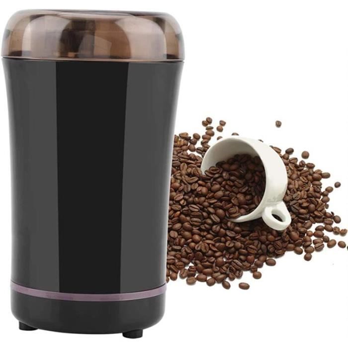 Moulin à Café Électrique AMZCHEF – 45 Niveaux Précis – Meules 40 Mm Acier Inox – Porte-filtre Réglable