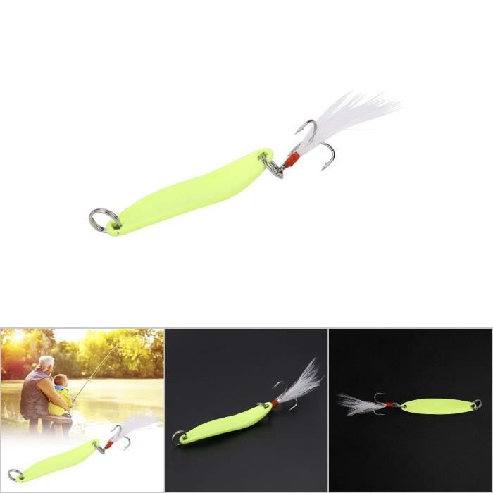 Lot De 5 Leurres Cuillères Métal – 10g à 30g – Pour Truite, Brochet, Bass