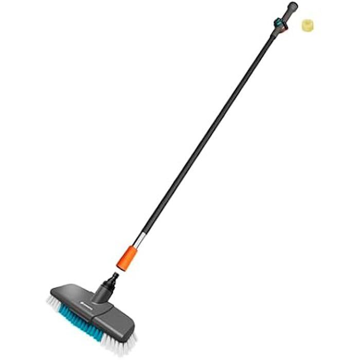 Kit de lavage Gardena Cleansystem Manche de 150 cm Brosse à manche dure Nettoyage puissant - vue 2