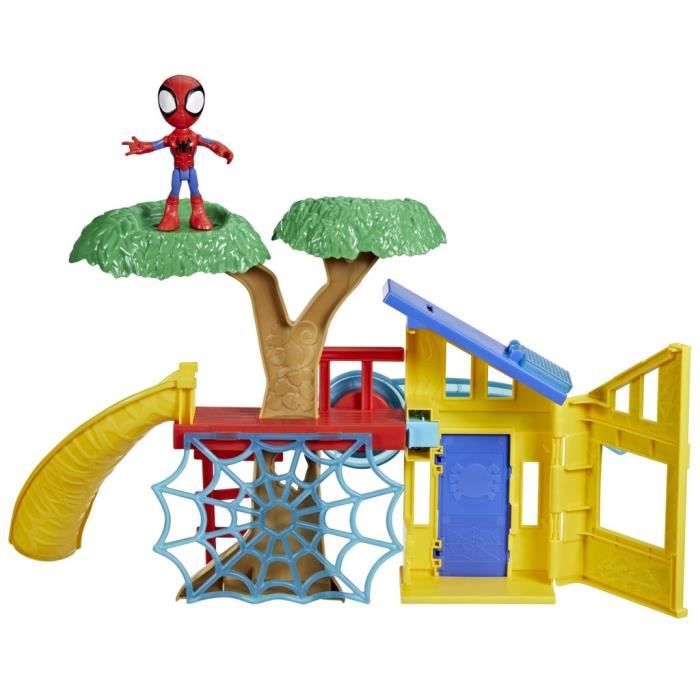 Coffret Aire de jeu Spidey avec figurine Spidey de 10 cm, dès 3 ans, Marvel Spidey et ses Amis Extra