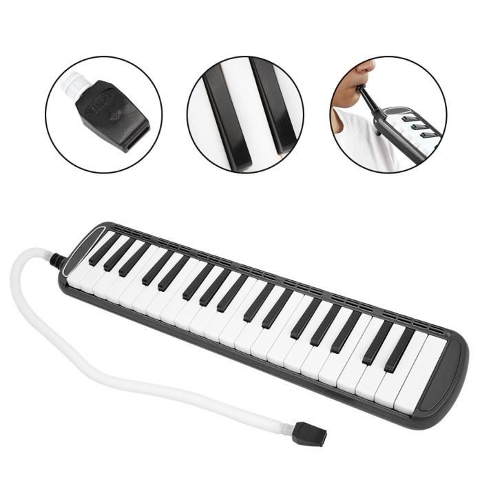 Tube + Embouchure Pour Mélodica 32/37 Touches – Accessoire Universel Débutant, ABS Blanc, 57 Cm - 2