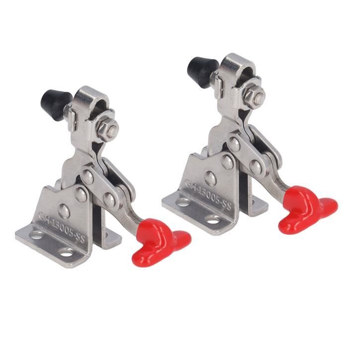 Vueinrg Pinces à Bascule Rapide GH-201B - 4 Pièces - Capacité 90kg - Pour Soudure Et Bricolage