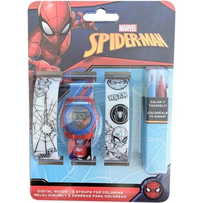 Montre enfant Quartz digitale spiderman Spider-man marvel comics plus  portefeuille , - Achat/vente montre Mixte Enfant - Cdiscount