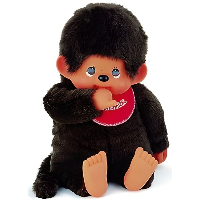 MONCHHICHI Kiki Garcon Bavoir Rouge 80 Cm - Cdiscount Jeux - Jouets