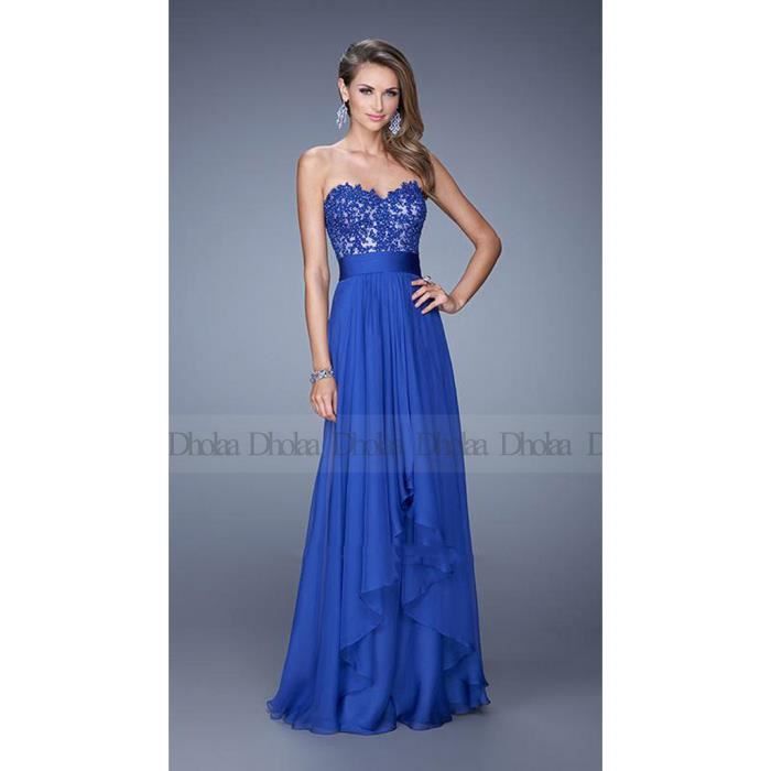 Robe Soiree Longue Bustier Robe De Ceremonie De Cocktail De