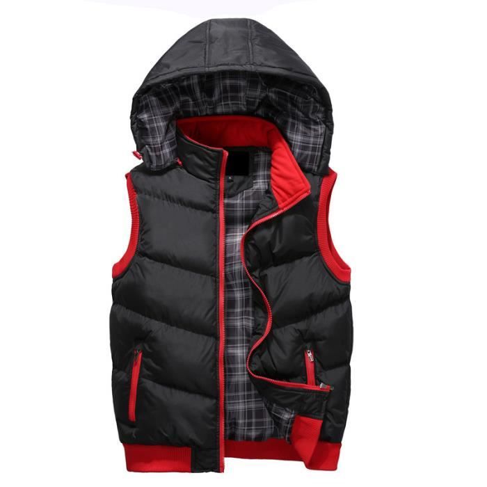 Doudoune sans manches Ho XXXL Noir Cdiscount Pr t Porter
