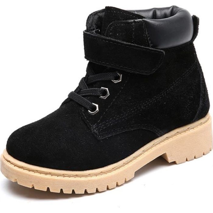 Martin Bottes Enfants D'hiver Garçon Fille Bébé Bottines BZH-XZ102Noir31  Noir - Cdiscount