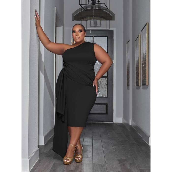 Robes grande taille pour femmes 1.5mmx13770m Blanc Robe de soiree elegante Blanc Cdiscount Pret a Porter