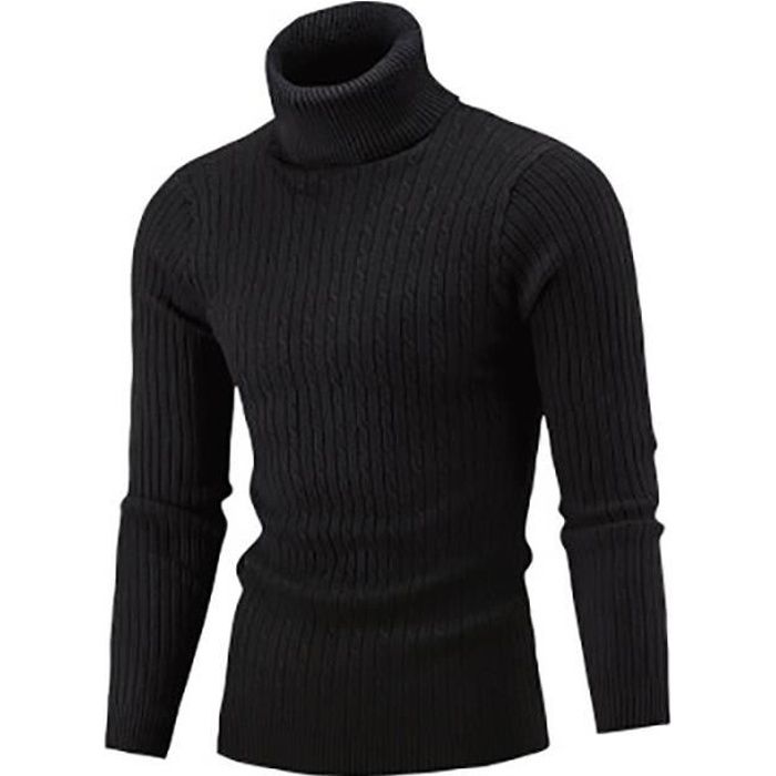 Pull a top col montant homme