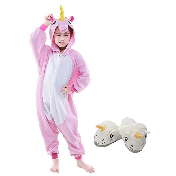 Pyjamas Licorne Adulte Unisexe Kiguruma Unicorn Cosplay Animaux Nuit de vêtement 