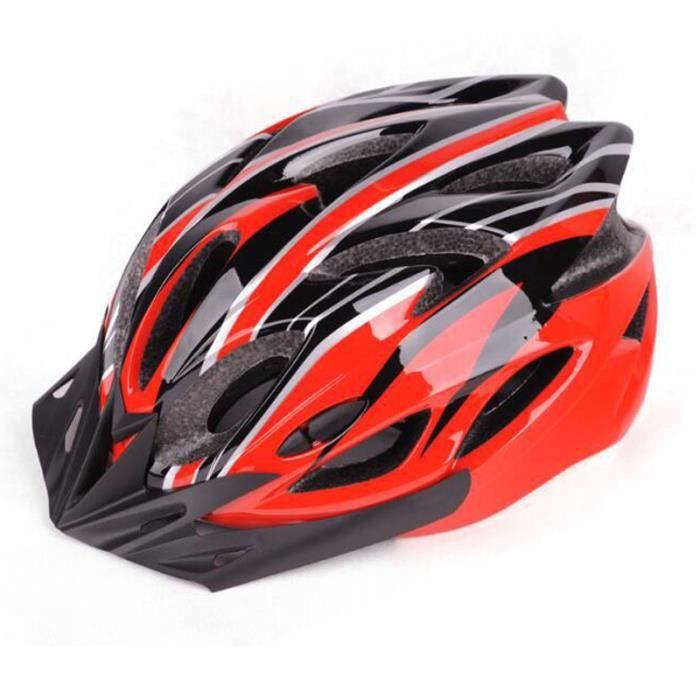 Casque de velo de Marque luxe Unisexe adulte Equipement de velo route Casque cyclisme de Reglable Ultra leger Casque de vtt Cdiscount Sport