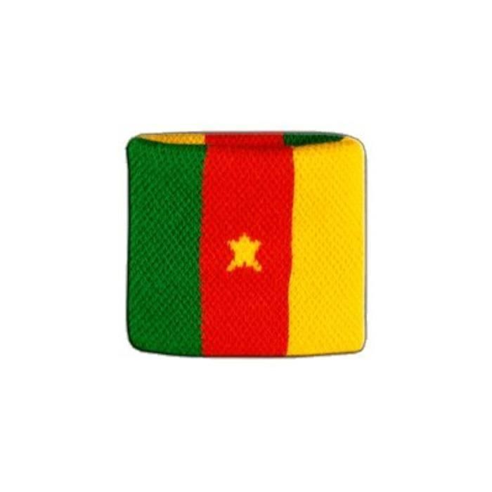 Bandeau Sport Drapeau Du Cameroun - Anti-transpiration, Extensible - Pour Basket, Course, Gym, Homme Et Femme - 13