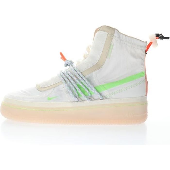 Chaussures et baskets homme Nike Air Force 1-Type White/ Volt-Black-White