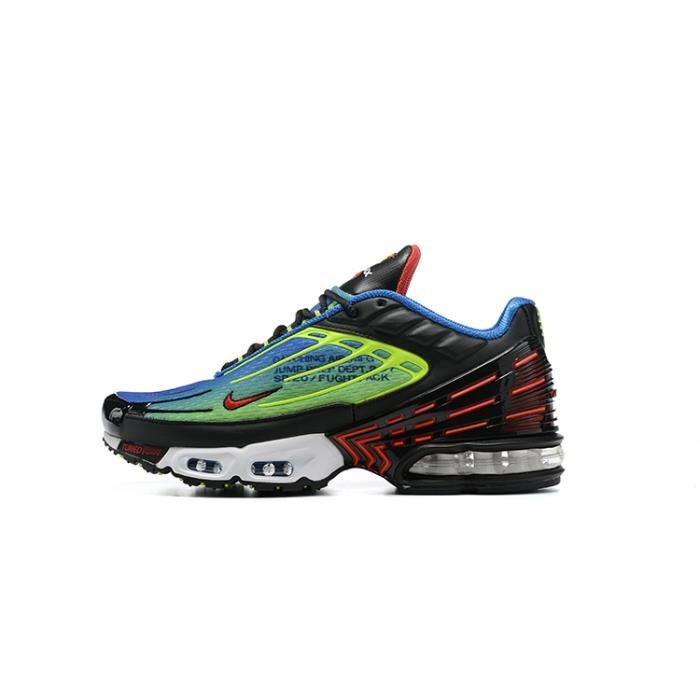 Nike Air Max TN 4 TXT Homme de Entrainment Pour Running Vert Bleu -  Cdiscount Sport