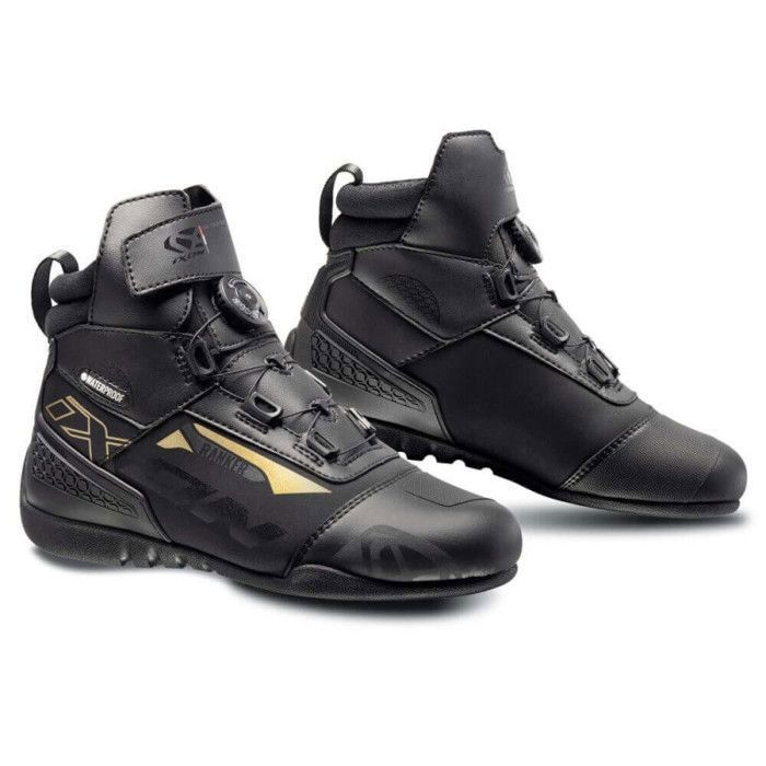 Chaussures moto femme Ixon ranker waterproof - noir/or - 39