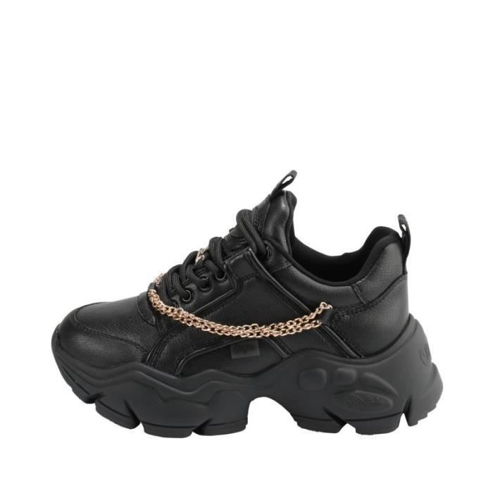 Baskets femme Buffalo Binary - black/gold chain - 40