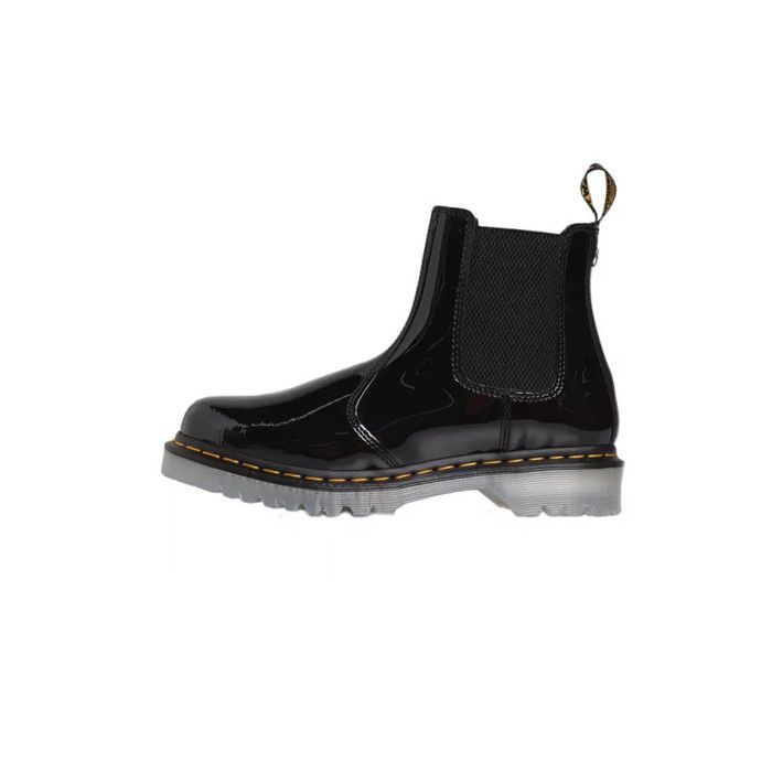 Botte Dr Martens 2976 ICED Cuir de veau Noir Bout rond A elastique Noir Cdiscount Chaussures