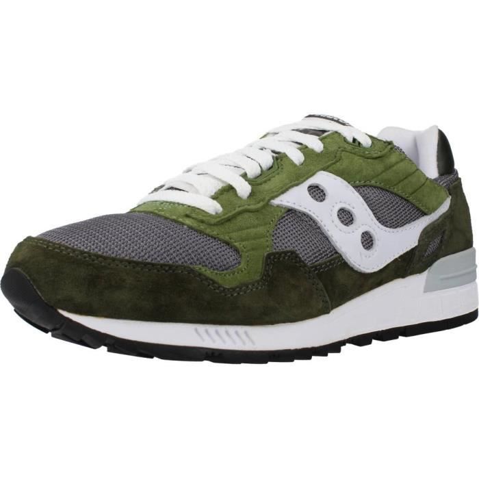 Basket Saucony 128539 Vert Homme Lacets Vert Cdiscount Chaussures