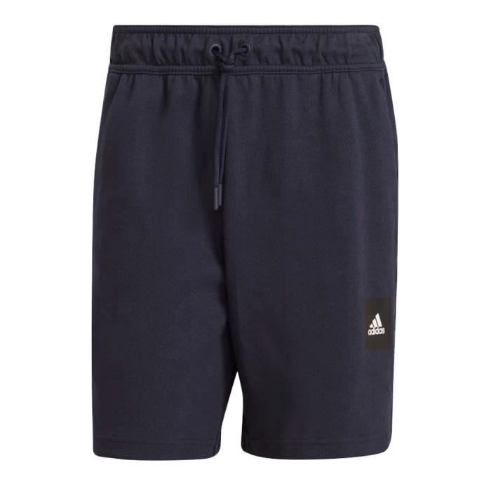 Short Jogging Homme Adidas - Marine - Coupe Classique - Ceinture élastique - Respirant