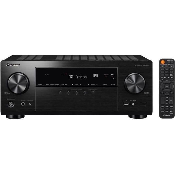 noir amplificateur Hifi 130 W//canal, Bluetooth, Dolby Digital//TrueHD, DTS-HD, 4K UltraHD par ligne, radio num/érique, mode Eco R/écepteur AV 5.1 canaux avec DAB//DAB+ B Pioneer VSX-531D