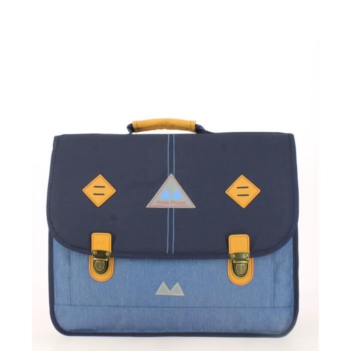 Cartable Poids Plume 41 cm Blue Jean. Cdiscount