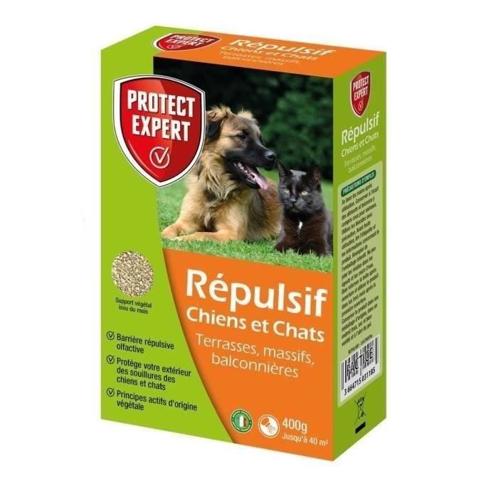 PROTECT EXPERT REPUL400 Repulsif Chiens Et Chats-Granules 400g, Efficace