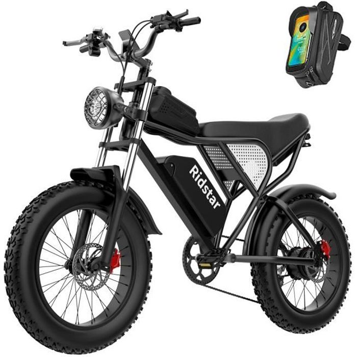 Vélo électrique RIDSTAR Q20 -1000 W - Batterie au lithium 20Ah - Frein à disque hydraulique -7 vitesse SHIMANO VAE