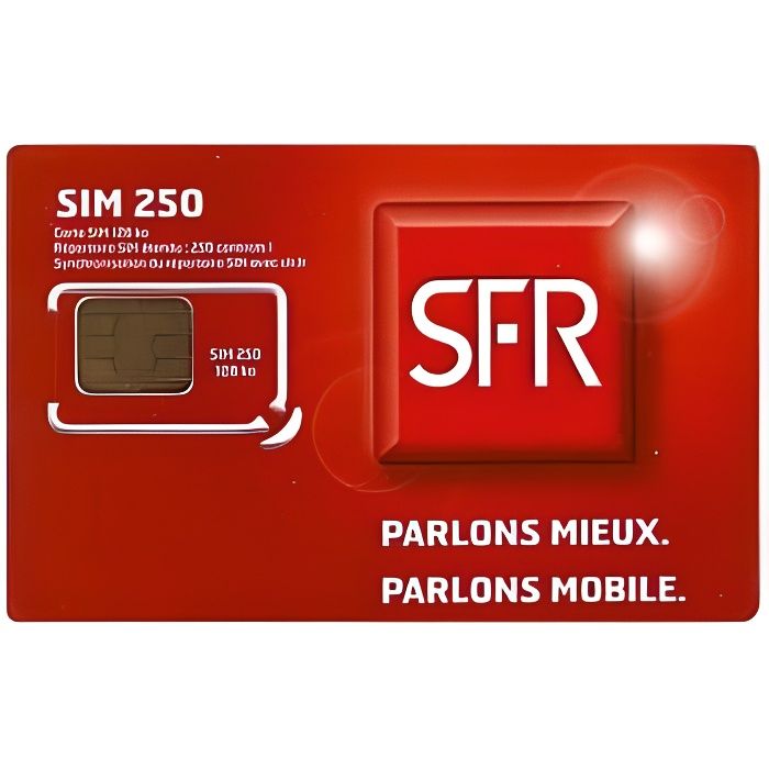 Carte Sim SFR - Cdiscount Téléphonie