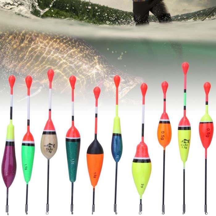 Set 3 Galleggianti In Legno Per Pesca: Tappi Per Carpe - Materiale Da Pesca, Peso 10g - Foto 2