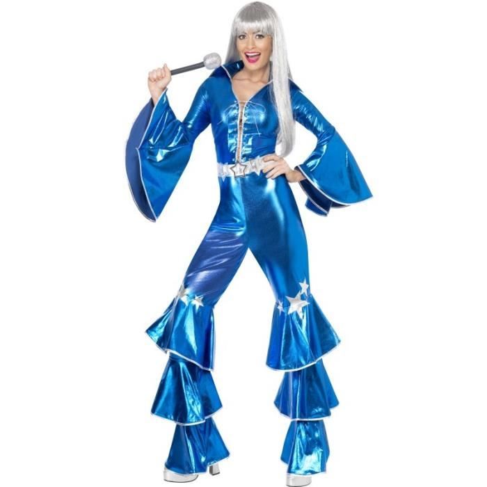 Déguisement disco bleu - SMIFFY'S - Femme - Polyester - Années 70-80 -  Cdiscount Jeux - Jouets