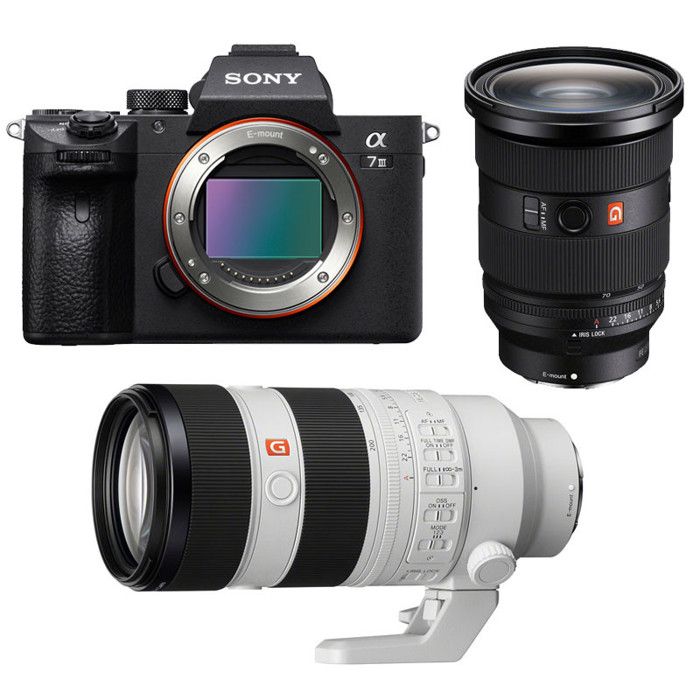 SONY ALPHA 7 III + FE 24 70 f2.8 GM II + FE 70 200mm f2.8 GM II Garanti - vue 5