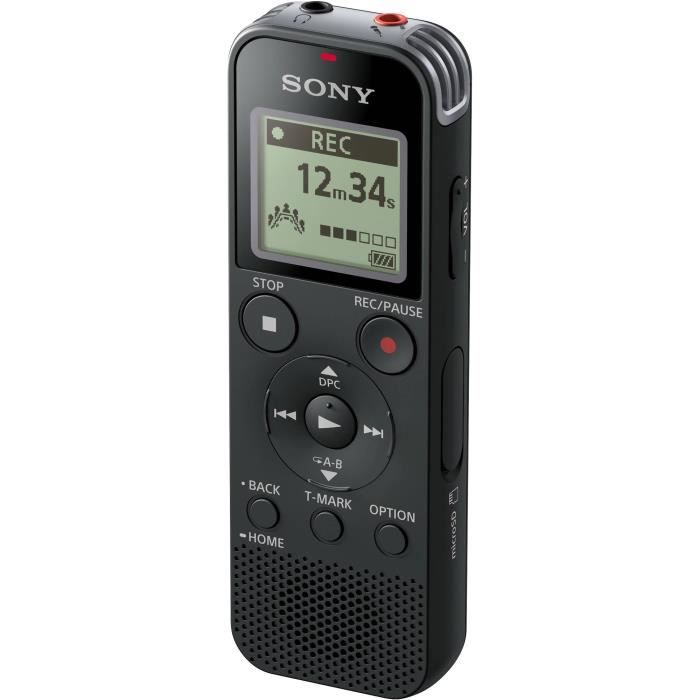 Sony ICD-PX470 Dictaphone numérique stéréo 4 Go avec Slot micro SD